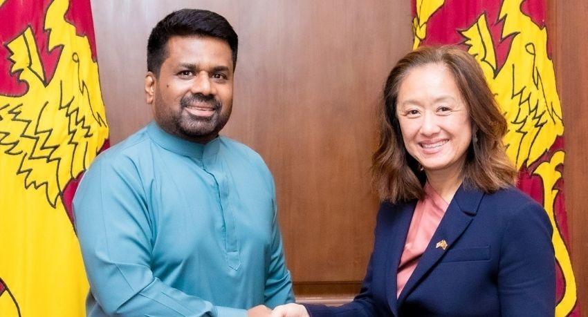 Julie Chung Bids Farewell to Sri Lanka's President